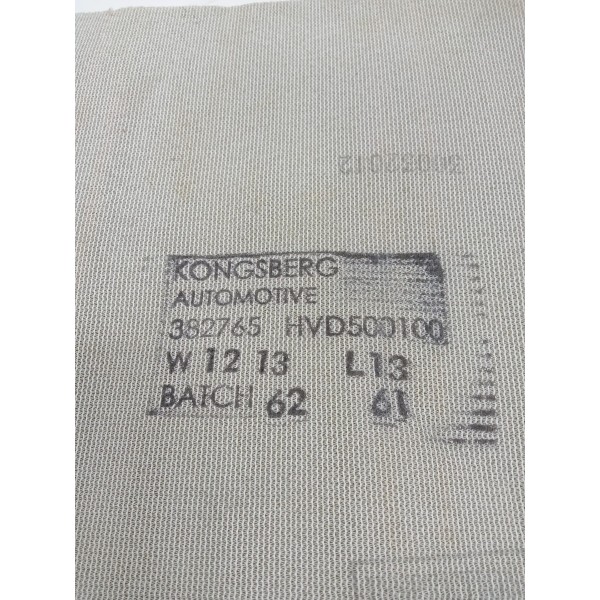 Bolsa Aquecimento Banco Traseiro Esq. Rover Sport 5.0 2012