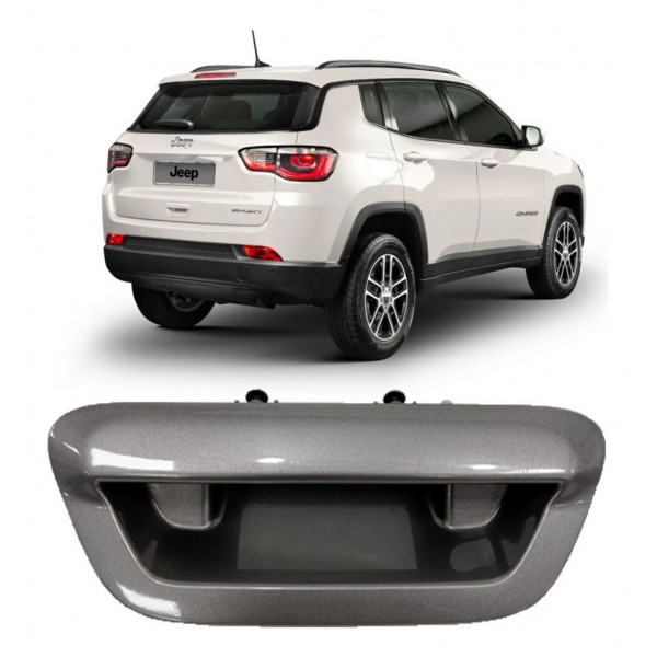 Moldura Maçaneta Tampa Traseira Jeep Compass Sport 2020